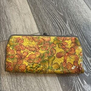 HOBO Lauren Pink ,Orange, yellow and green wallet /Clutch